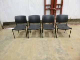 (4) Black Chairs