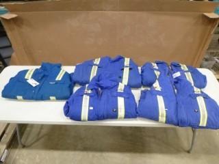 (5) Fire Resistant Winter Jackets, 2 Large, 3 XL (E4-4-2)