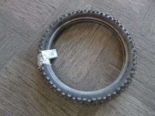 (1) Bridgestone Motorcycle Tire, 80/100-21 51M (Used)