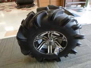 (1) HighLifter Outlaw, AT31x11-14, C/w SS ITP Alum Rim, Part 73-480C, (+10 Offset, 4-112 Spacing) (New)