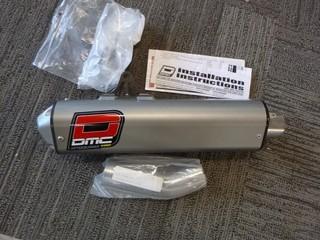 SMC After Burner Exhaust Kit Slip on Silencer, Fits 2004 - 2005 Honda TRX 450R