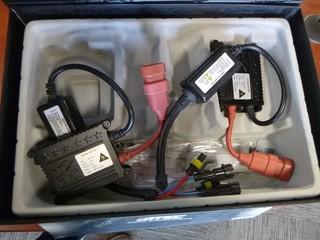 (2) Boxes of HID Light Parts, General Ballasts and Wiring