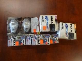 QTY of PIAA Lamps and Misc Items (New)