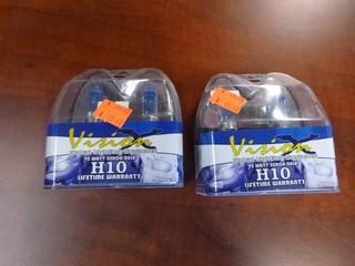 Qty of Xeon and Misc Headlights, Parts VX H10 / 9007 / H3 / 9004 (New)