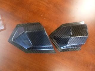 Carbon Fiber Intake Scoops, Part MOV-67-12073, Fits Polaris Razor 900XP (New)