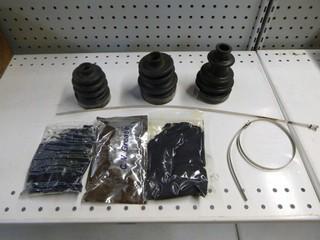 (4) Boxes of Assorted GORILLA BRAND CV Boots, Clamps and Grease Packs