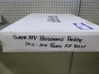 Super ATV Performance Radiator for 2011 - 2014 Polaris RZR 900 XP, Part SUP-RAD-P-RZRXP