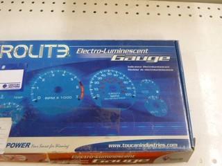 Eurolight Electro-Luminescent Gauge Cluster Overlay for 1997 - 2002 Expedition