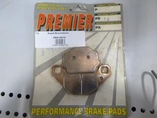 (1) Set Premier  Disc Brake Pads, Part PRM-PR75576SI