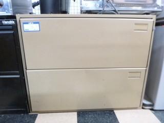 2-Drawer Legal Sized Filing Cabinet w/ Contents *No Keys