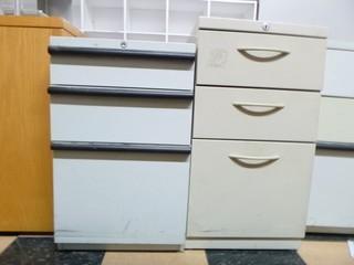 3-Drawer Filing Cabinet (2 pcs) *No Keys