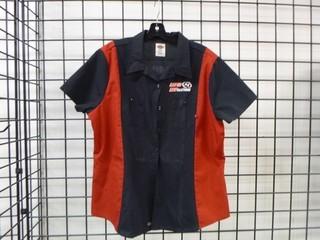 NEW Rapid Revolution Shirts, Five Size 2X-Large, Dickies Work Shirt Red/Black, Polo Style