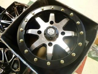 (4) STI Rims, Model 14HB908, 14 x 7, Offset 50, PCD 4 x 137