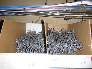 4 Boxes (100+ per Box) Approx. 10" Display Hangers (for Pegboards)
