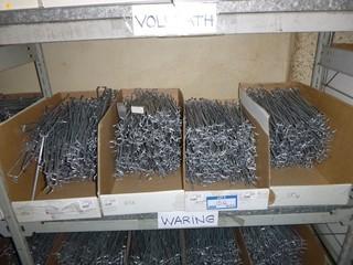 4 Boxes (100+ per Boxes) Approx. 10" Display Hangers (for Pegboards)