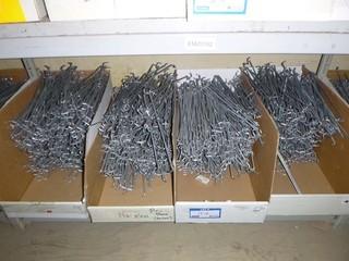 4 Boxes (100+ per Boxes) Approx. 10" Display Hangers (for Pegboards)