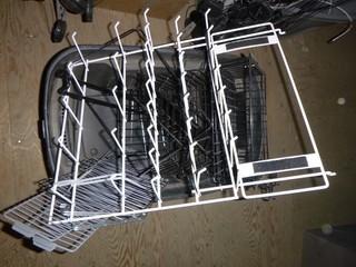 Qty of Various Sizes/Styles of Display Racks/Baskets/Shelves