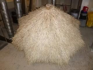 7ft Grass Thatching Umbrella w/ Pole
