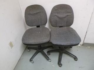 (2) Task Chairs w/ Wheels