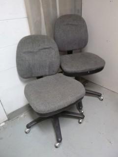 (2) Task Chairs w/ Wheels