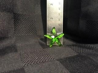 Swarovski Crystal Green Starfish.