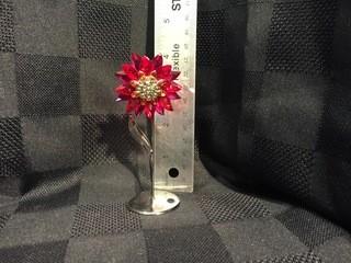 Swarovski Crystal Magnetic Flower on Display.