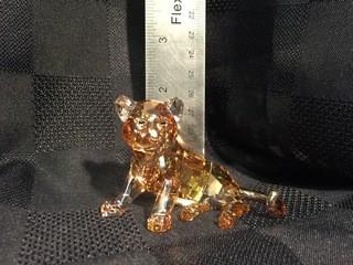 Swarovski Crystal Golden Shine Small Tiger.