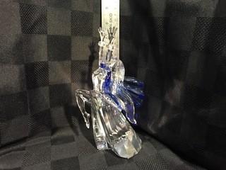 Swarovski Crystal Dancing Woman with Blue Accent.