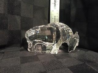 Swarovski Crystal Bison.