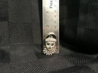 Swarovski Crystal Masquerade Pin.