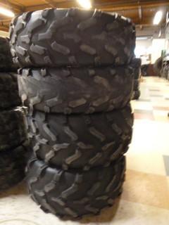 (2) Carlisle ATV Tires, AT26x10R12, Used, C/w (2) Carlisle ATV Tires, AT26x8R12, Used