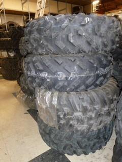 (2) Dunlop ATV Tires, AT25x10-12,Lightly Used, C/w (2) Dunlop ATV Tires, AT25x8-12, Lightly Used