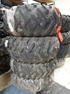 (2) Dunlop ATV Tires, AT24x10-11, Used, C/w (2) Dunlop ATV Tires, AT24x8-11, Used