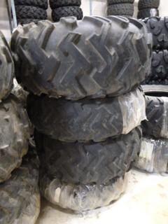 (2) Duro ATV Tires, 24x10.00-11, Used, C/w (2) Duro ATV Tires, 24x8.00-11, Used