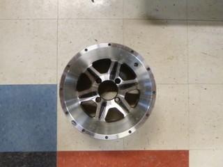 (1) ITP SS106 ATV Rim 12x7, Used, 4/110 Bolt Pattern, 2+5 Off Set, Part 140381813