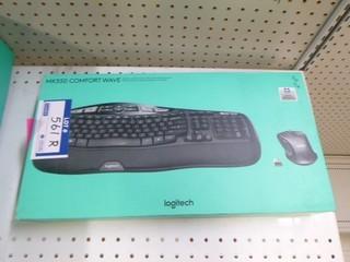 (1) New Logitech Key Board and Mouse, Model MK-550 (French Version)