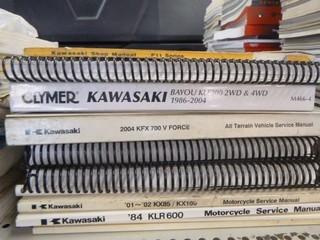 Qty of Clymer Kawasaki Manuals