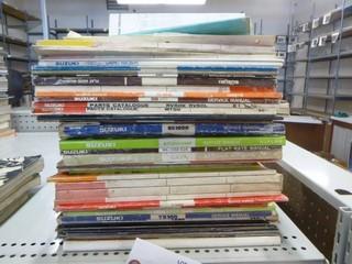 Qty of Suzuki Parts and Shop Manuals