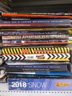 Qty of Recreation Supply Parts and Equipment Books