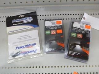 (2) Power Madd Sentinel Hand Guards ATV Mount Kit and Misc Spring Kit, Part POM-34452