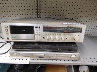 Model 3100 Bell Reciever, Model HT-DV409 DVD Player And Model 29512 Stero/Cassette Player
