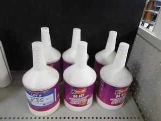 (6) Red Line - D4 ATF Transmission / Transaxle Fluid, 946ml