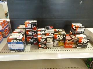 Qty K & N Oil Filters, Various Types/Applications