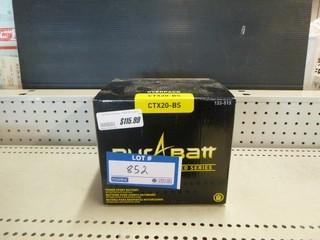 Dura Batt Power Sports Battery, Model CTX4B-BS (Sealed, Dry Battery w/ Acid Pack
