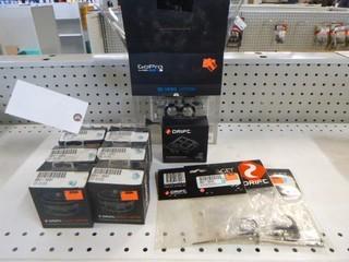 (6) Drift Time Lapse, Part 201-1247, (1) Drift 2-way Remote Control, Part 201-1248, (3) Drift HD Replacement Lens Kit, Part 201-12-12, Go Pro 3D Hero System, Part GOP-AHD3D-001