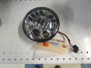 NEW LED Headlight Motorcycle Round 5.75" Fits Harley and Other Motorcycles.