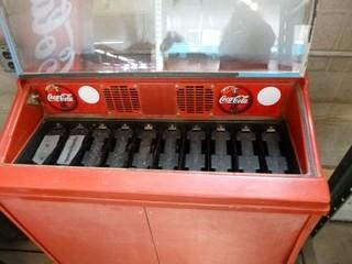 Coca Cola Cooler - Chest Style, 34"x16"x38", Clear Lid