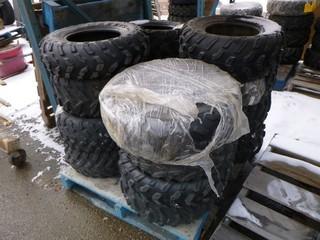 (16) Maxxis ATV Tires, Used, Various Sizes, Untested