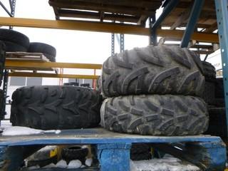 (5) Duro ATV Tires, Used, Various Sizes, Untested