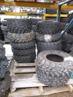 (11) Carlisle ATV Tires, Used, Various Sizes, Untested